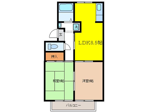 ニュ－シティ－寛の物件間取画像